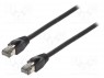 Patch cord; S/FTP; Cat 8.1; ���������; Cu; LSZH; ������; 10�; 26AWG