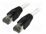 Patch cord; S/FTP; Cat 8.1; ���������; Cu; LSZH; �����; 15�; 26AWG