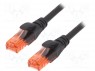 Patch cord; U/UTP; 6; ���������; Cu; LSZH; ������; 5�; 26AWG
