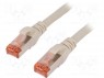 Patch cord; S/FTP; 6; ���������; Cu; LSZH; �����; 20�; 27AWG