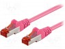 Patch cord; S/FTP; 6; ���������; Cu; LSZH; �������; 0,5�; 28AWG