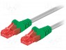 Patch cord; U/UTP; 6; ���������; CCA; ���; �����; 1�; 24AWG