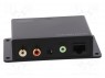 Гнездо RCA x3,гнездо RJ45; Покрытие: позолота; Кат: 5e