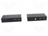 Гнездо RJ45 x2,гнездо USB B mini,D-Sub 15pin HD гнездо x3