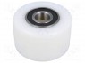 Pallet roller; Ø: 80mm; W: 50mm; 600kg; Mat: polyamide; -20÷80°C