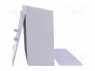 Корпус: с панелью; Х: 154мм; Y: 103мм; Z: 50мм; ABS; серый