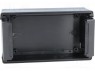 Корпус: с панелью; TOPTEC; Х: 68мм; Y: 123мм; Z: 45мм; ABS; черный