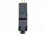 Тест-клипса; SOIC; PIN: 8; черный; позолота