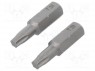�������; Torx&reg;; TX20; �����: 25��; ������: 1/4" (C6,3��); 2��.