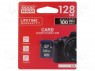 ����� ������; SD XC; 128��; ����������: 100��/�; ������: 10��/�