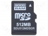 ����� ������; ������������; SD Micro,SLC; 512��; -40&divide;85&deg;C