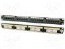 Patch panel; ������; RJ45; ���-�� ������: 24; ���: 6