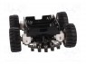 Колесное шасси; 4WD,miniQ; белый,черный; 115x110x45мм; 4,5÷6ВDC